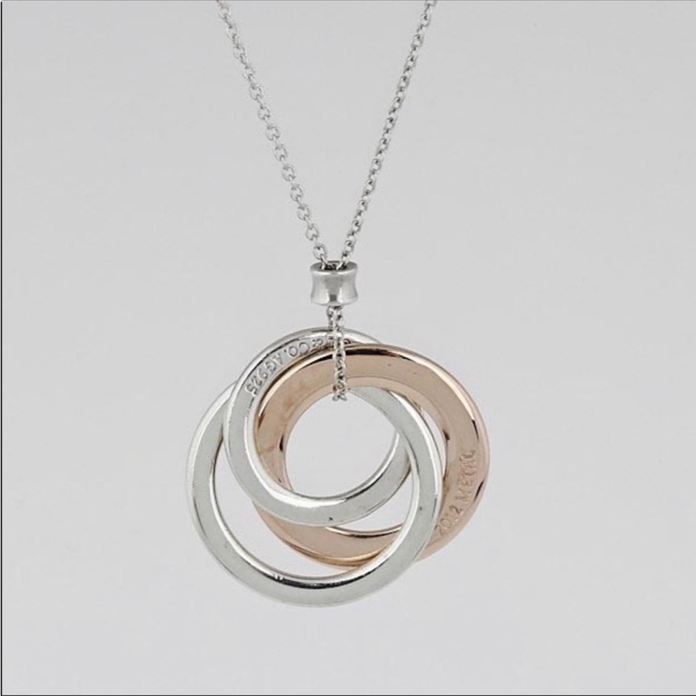 Tiffany & Co. Three Ring Interlocking Necklace